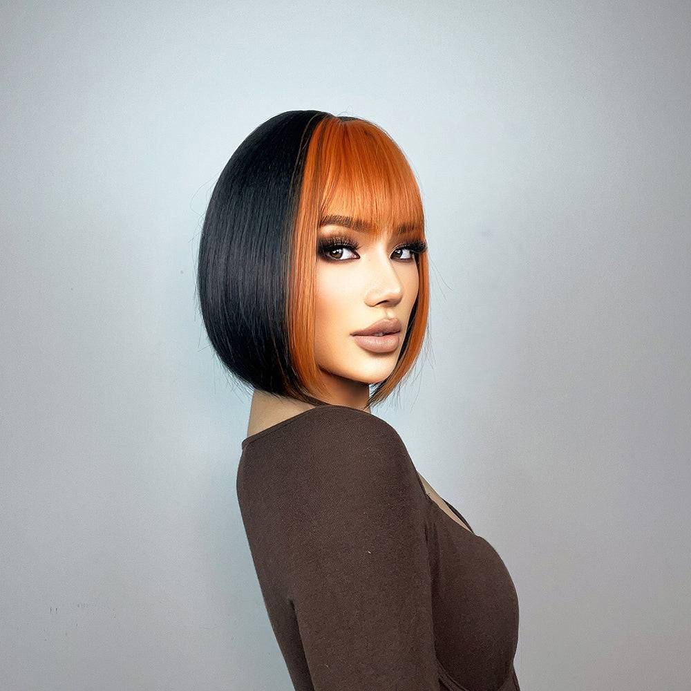 Allison Short Straight Wig — Black