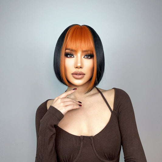 Allison Short Straight Wig — Black