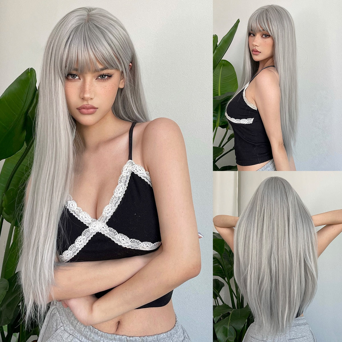 Genesis Long Straight Wig — Colored