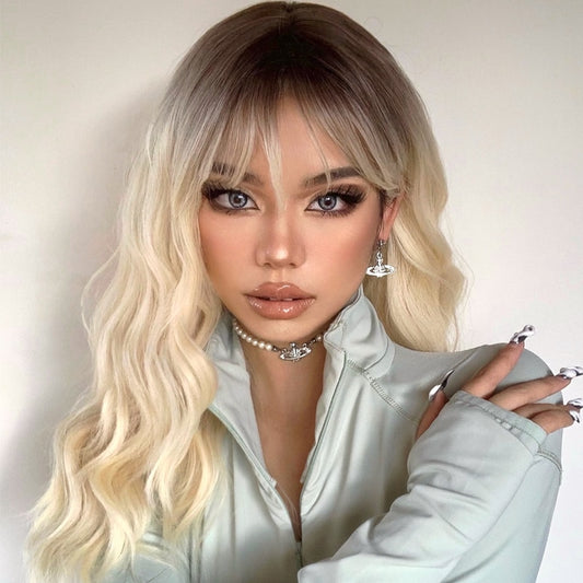 Lily Long Wavy Wig — Blonde