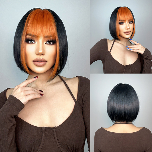 Allison Short Straight Wig — Black