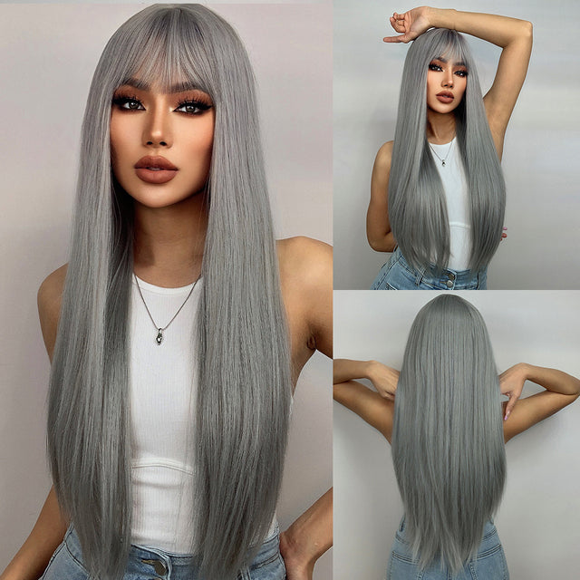 Natalia Long Straight Wig — Blonde