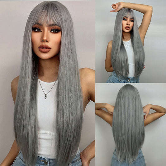 Natalia Long Straight Wig — Blonde
