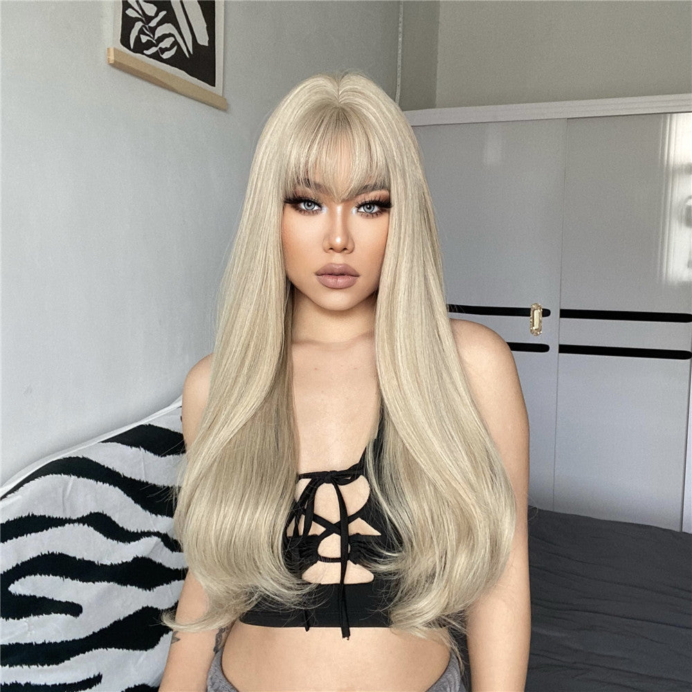 Isla Long Straight Wig — Blonde