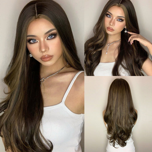 Hannah Long Straight Wig — Brown