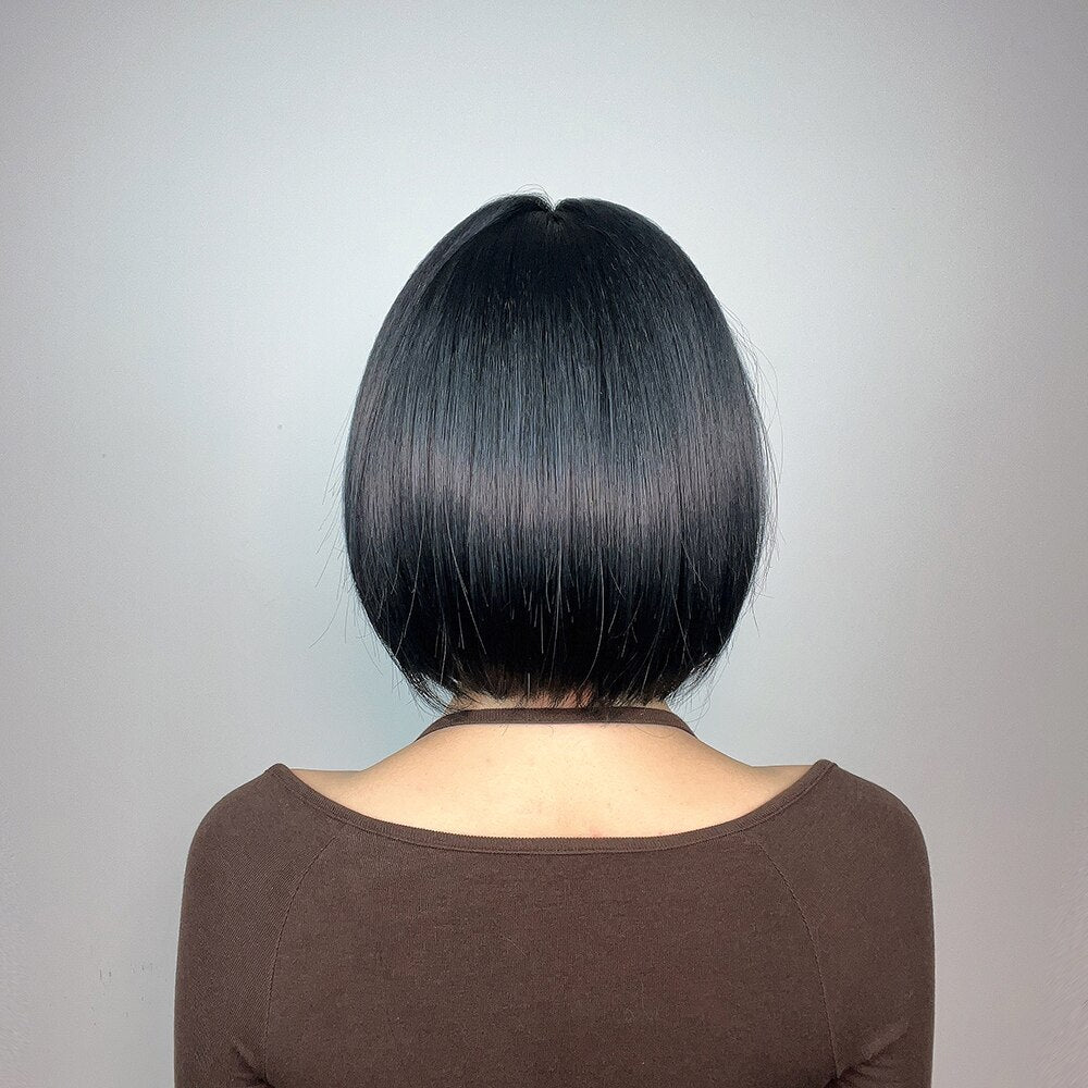 Allison Short Straight Wig — Black