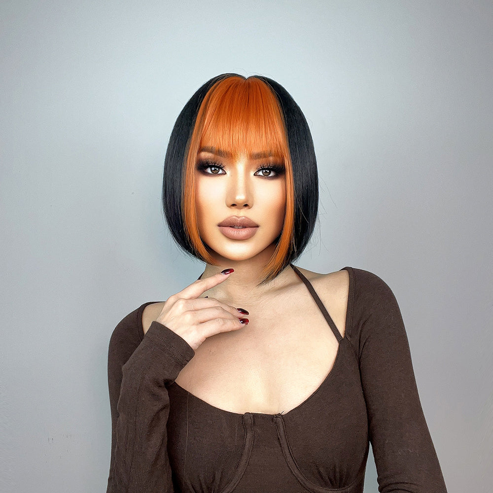 Allison Short Straight Wig — Black