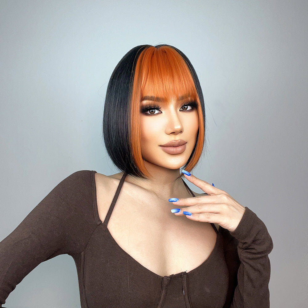 Allison Short Straight Wig — Black