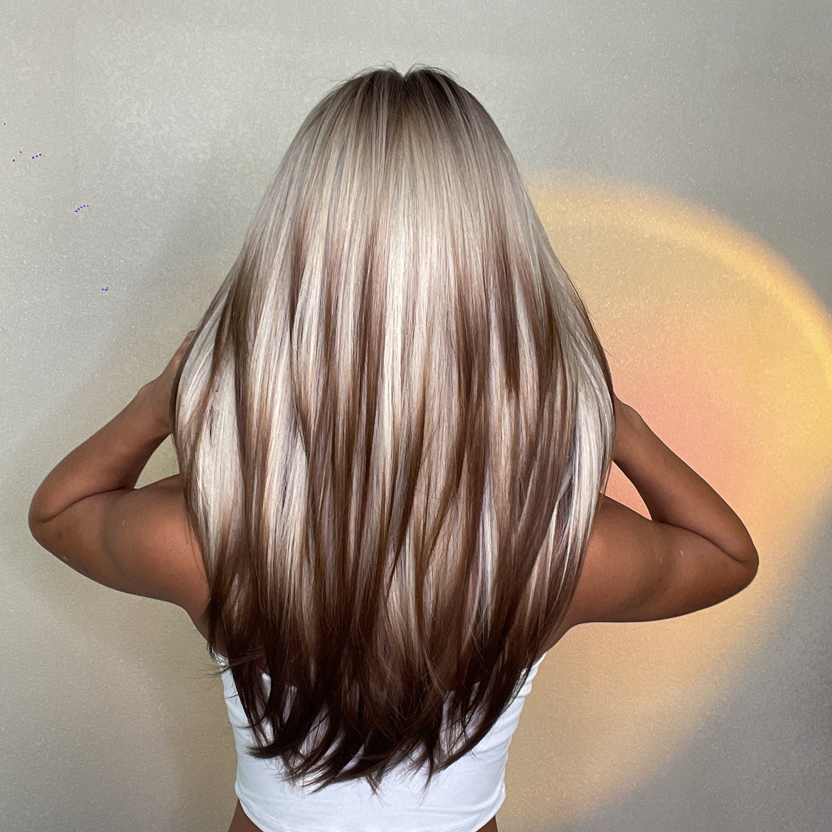 Abigail Long Straight Wig — Blonde