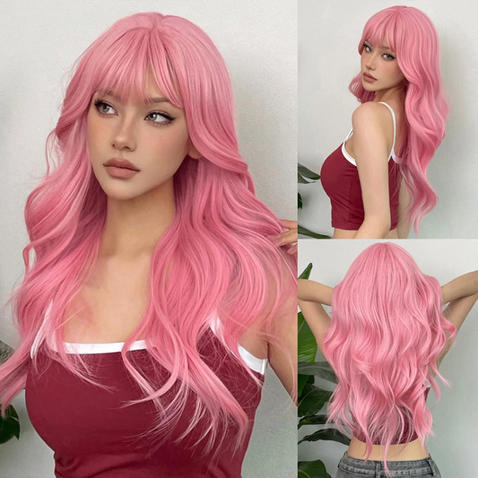 Rosemary Long Wavy Wig — Colored