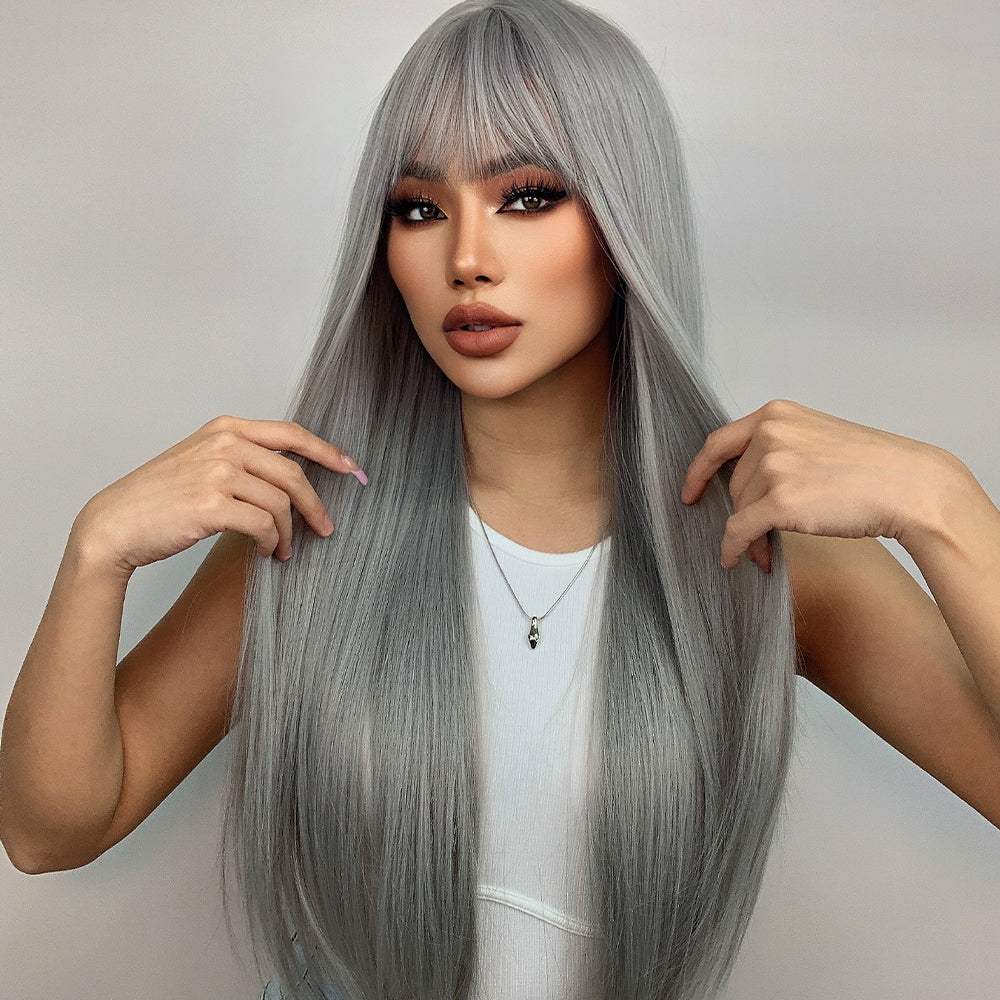 Natalia Long Straight Wig — Blonde