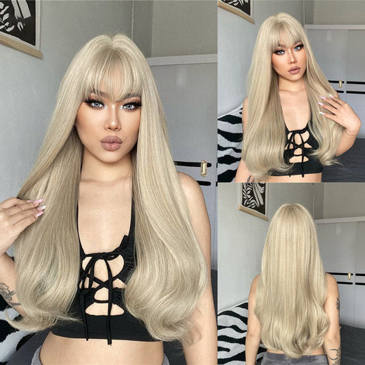 Isla Long Straight Wig — Blonde