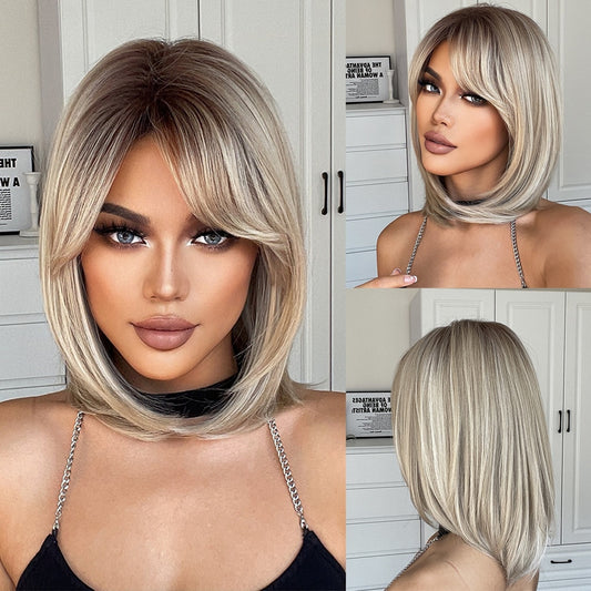 Gianna Medium Straight Wig — Blonde