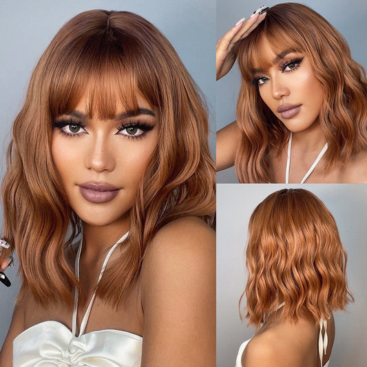 Layla Medium Wavy Wig — Brown