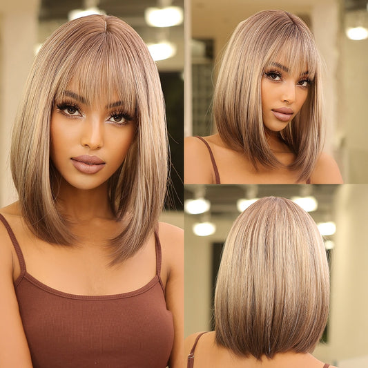 Amelia Medium Straight Wig — Blonde