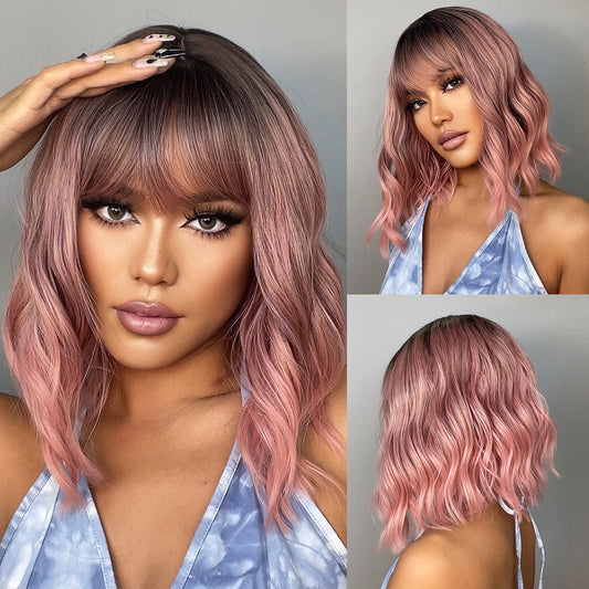 Penelope Medium Wavy Wig — Colored