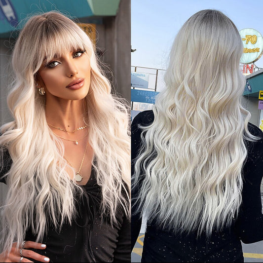 Zoe Long Wavy Wig — Blonde